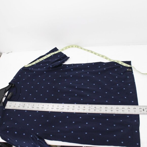 Scotch & Soda Shirt Men Small Blue butterfly print Cotton Short Sleeve Crew Neck - Picture 9 of 12